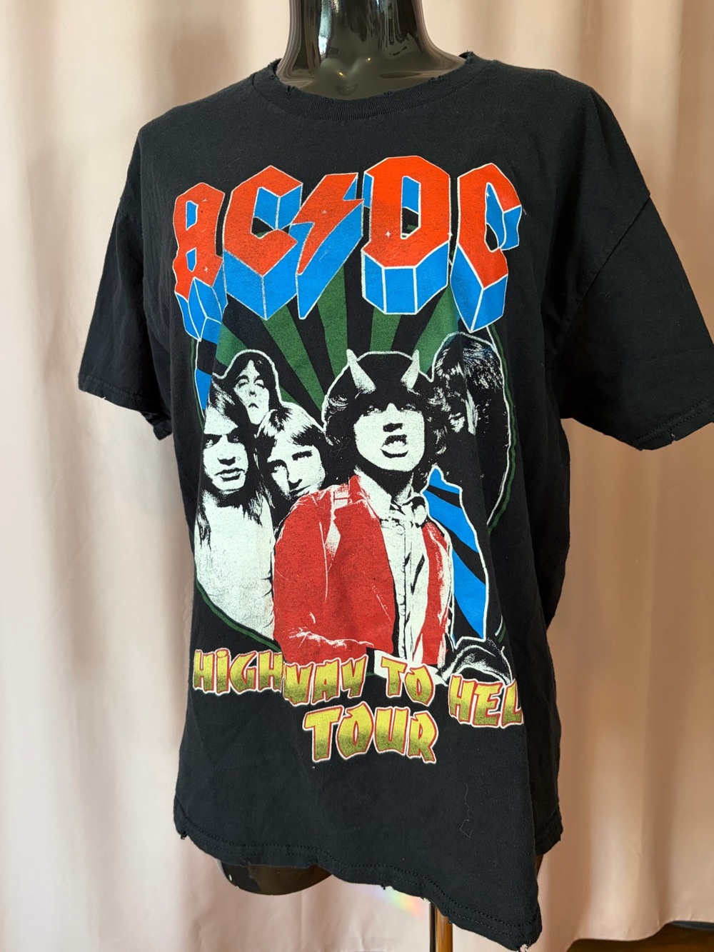AC/DC Black Graphic Tee